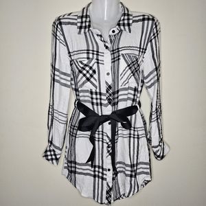 Rails Flannel Shirt Dress Size XS